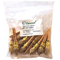 Штуцер сервисный  с красномедной трубкой диаметр 1/4" Becool BC-AV-04SL 062648