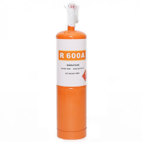 Фреон R-600a Изобутан в многоразовом баллоне с вентилем и клапаном [420г] Хладон R600a