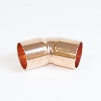 Угол  двухраструбный 45' пайка 1 1/8" (28мм) К